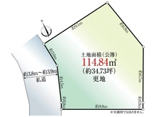 【東京都/杉並区上井草】杉並区上井草4丁目 土地 区画図