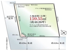 【東京都/杉並区宮前】杉並区宮前2丁目 土地 区画図