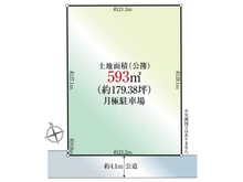 【千葉県/市川市原木】市川市原木3丁目 土地 区画図