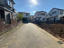 【千葉県/市川市中国分】千葉県市川市中国分2丁目 前面道路含む外観