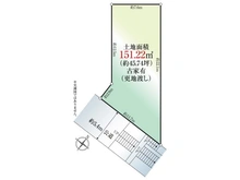 【東京都/国立市北】国立市北1丁目 土地 区画図