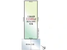 【東京都/国分寺市戸倉】国分寺市戸倉3丁目 土地 区画図