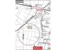 【東京都/世田谷区代沢】東京都世田谷区代沢5丁目 地図