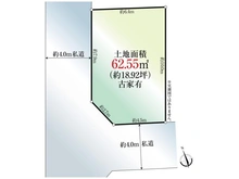 【東京都/練馬区東大泉】練馬区東大泉7丁目 土地 区画図