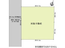 【東京都/練馬区大泉学園町】練馬区大泉学園町2丁目 土地 区画図