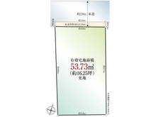 【東京都/台東区上野桜木】台東区上野桜木1丁目 土地 区画図