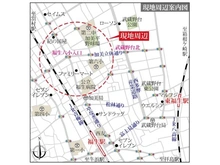 【東京都/福生市加美平】福生市加美平1丁目 土地 現地案内図