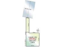 【東京都/福生市加美平】福生市加美平1丁目 土地 区画図