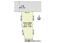 【愛知県/名古屋市瑞穂区石田町】名古屋市瑞穂区石田町1丁目 土地 区画図