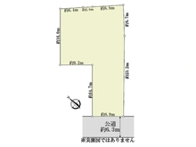 【愛知県/名古屋市昭和区向山町】名古屋市昭和区向山町2丁目 土地 区画図