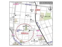 【東京都/板橋区蓮根】板橋区蓮根1丁目 土地 現地案内図