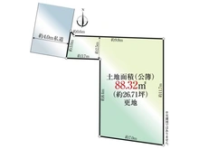 【東京都/板橋区蓮根】板橋区蓮根1丁目 土地 区画図