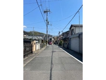 【京都府/京都市北区上賀茂畔勝町】京都府京都市北区上賀茂畔勝町 前面道路（東側を望む）