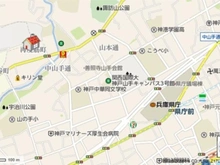 【兵庫県/神戸市中央区再度筋町】神戸市中央区再度筋町 土地 現地案内図
