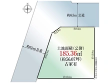 【神奈川県/横浜市泉区緑園】横浜市泉区緑園6丁目 土地 区画図