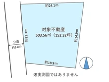 【千葉県/習志野市谷津】習志野市谷津2丁目 土地 区画図