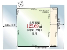 【千葉県/習志野市鷺沼台】習志野市鷺沼台3丁目 土地 区画図