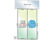 【千葉県/習志野市袖ケ浦】習志野市袖ケ浦6丁目 土地 区画図