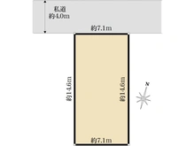 【東京都/練馬区高野台】練馬区高野台3丁目　土地 区画図