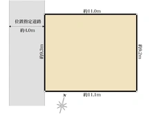 【埼玉県/狭山市大字水野】狭山市大字水野　土地 区画図