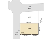 【埼玉県/熊谷市久下】熊谷市久下2丁目土地　B区画 区画図