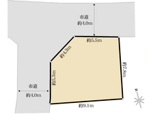 【埼玉県/川越市大字今泉】川越市今泉　土地 区画図