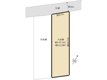 【埼玉県/さいたま市緑区太田窪】さいたま市緑区太田窪3丁目　A区画 区画図