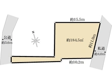 【千葉県/柏市明原】柏市明原3丁目／土地 区画図
