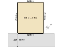 【千葉県/流山市宮園】流山市宮園2丁目／土地 区画図