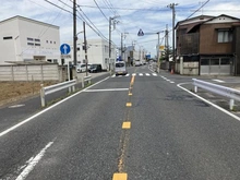 【千葉県/野田市中野台】野田市中野台／土地 前面道路