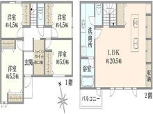【東京都/板橋区宮本町】板橋区宮本町土地 A区画 建物参考プラン
