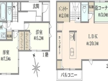 【東京都/板橋区宮本町】板橋区宮本町土地B区画 建物参考プラン