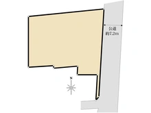 【神奈川県/茅ヶ崎市東海岸南】茅ヶ崎市東海岸南4丁目 土地 区画図