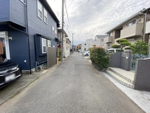 【神奈川県/藤沢市本鵠沼】藤沢市本鵠沼2丁目　古家付土地 前面道路