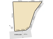 【神奈川県/藤沢市本鵠沼】藤沢市本鵠沼2丁目　古家付土地 区画図