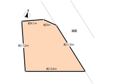 【神奈川県/厚木市下川入】厚木市下川入　土地 区画図