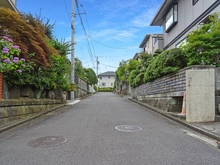 【神奈川県/相模原市緑区若葉台】相模原市緑区若葉台三丁目　売地 前面道路