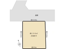 【神奈川県/横浜市旭区今宿】横浜市旭区今宿1丁目　売地 区画図