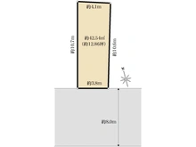 【東京都/渋谷区元代々木町】渋谷区元代々木町　売地 区画図