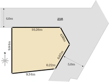 【東京都/武蔵村山市榎】武蔵村山市榎2丁目　売地 区画図