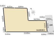 【東京都/杉並区西荻南】杉並区西荻南二丁目　土地 区画図