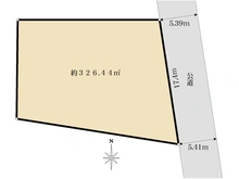 【東京都/世田谷区奥沢】世田谷区奥沢2丁目 売地 区画図