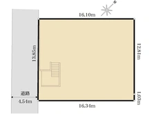 【神奈川県/横浜市港南区日野南】横浜市港南区日野南7丁目　古家付土地 区画図