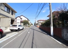 【神奈川県/横浜市栄区桂台西】栄区桂台西2丁目　土地 前面道路