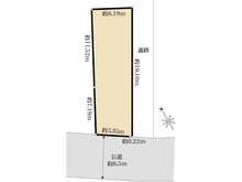 【神奈川県/横浜市青葉区しらとり台】青葉区しらとり台　売地 区画図