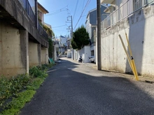 【神奈川県/横浜市青葉区柿の木台】横浜市青葉区柿の木台　土地 前面道路