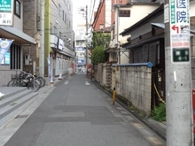 【東京都/中野区鷺宮】中野区鷺宮4丁目　借地権土地 前面道路：北側道路、西から東へ
