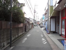 【東京都/中野区鷺宮】中野区鷺宮4丁目　借地権土地 前面道路：北側道路、東から西へ