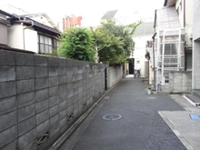 【東京都/中野区鷺宮】中野区鷺宮4丁目　借地権土地 前面道路：南側道路、西から東へ