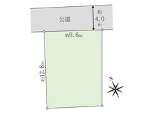 【東京都/世田谷区代田】世田谷区代田3丁目　売地 区画図